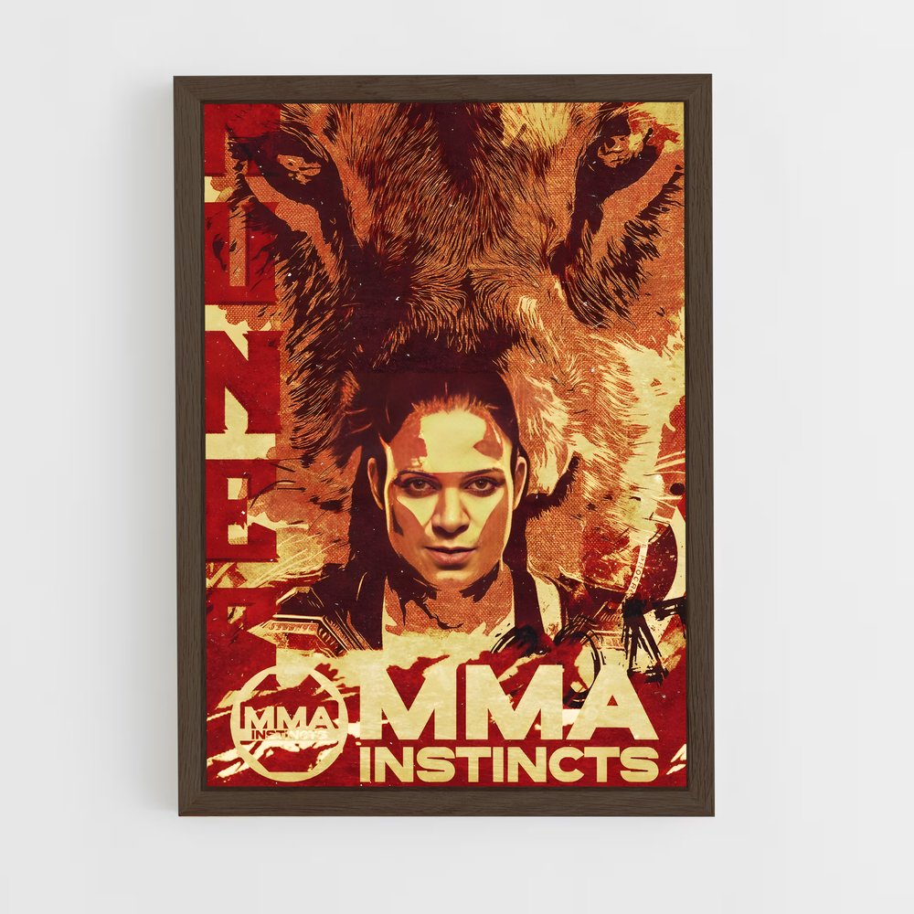 Poster Instinct de Combat – affiche MMA (vue 5)